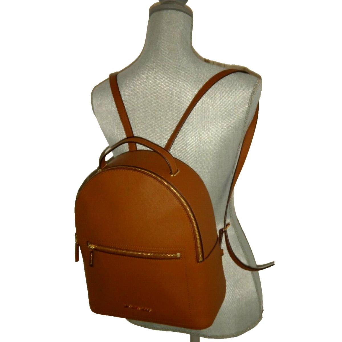 Michael Kors MK Jessa Convertible Backpack Luggage Saffiano Leather 38F9XEVB8L