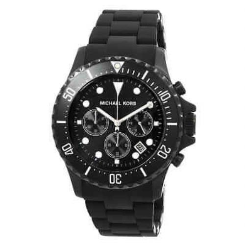 Michael Kors Everest Chronograph Quartz Black Dial Men`s Watch MK8980