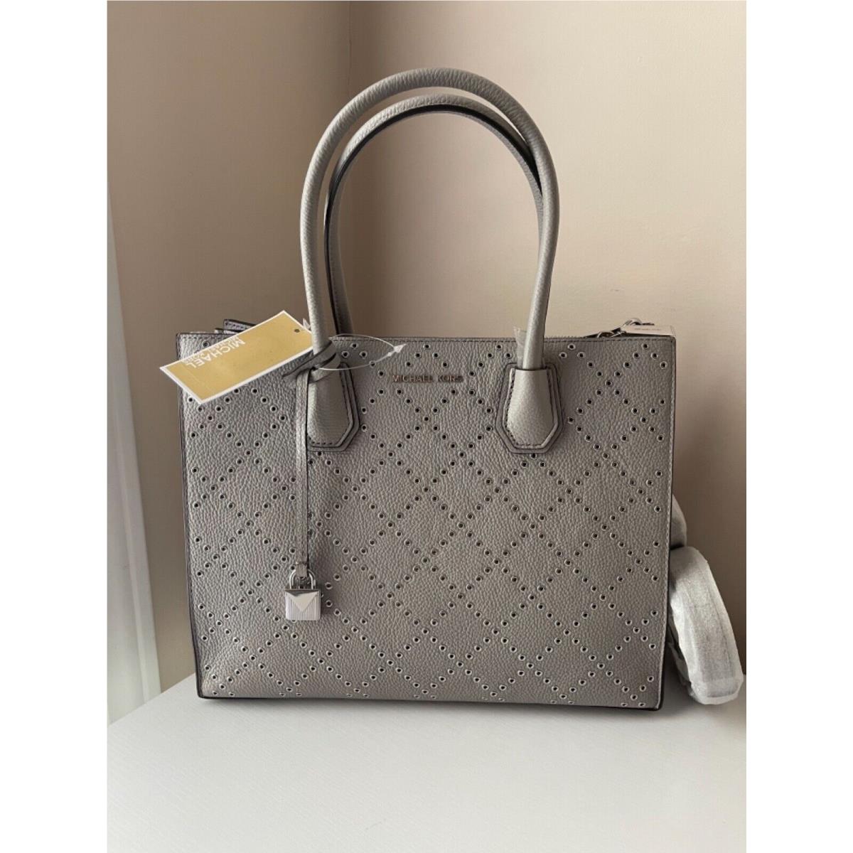 Michael Kors Pearl Grey LG Conv Tote 30F7SZ4T3U