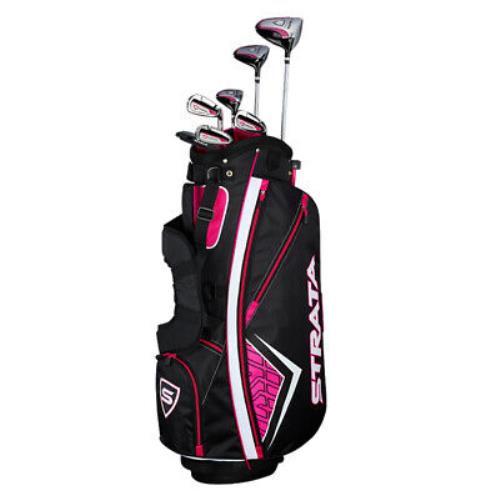 Lady Callaway Golf Strata Complete 11 Piece Set Black/pink Womens
