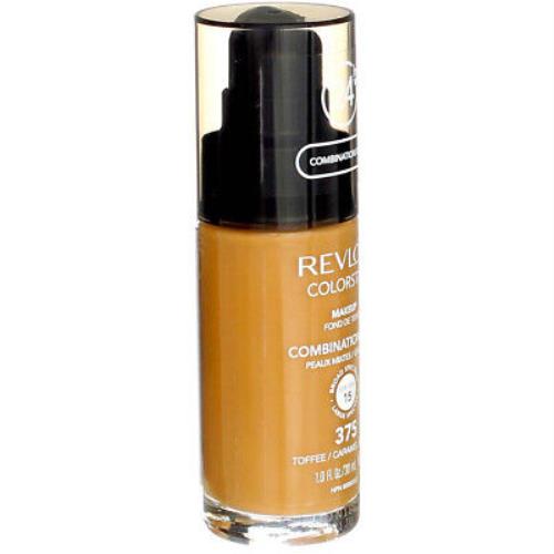 4 Pack Revlon Colorstay Makeup Foundation For Combination Oily Skin Toffee