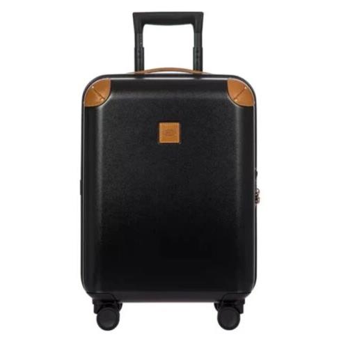 Bric`s Bric`s T1021 Black Polycarbonate Amalfi Spinner Hardside Rolling Luggage 21