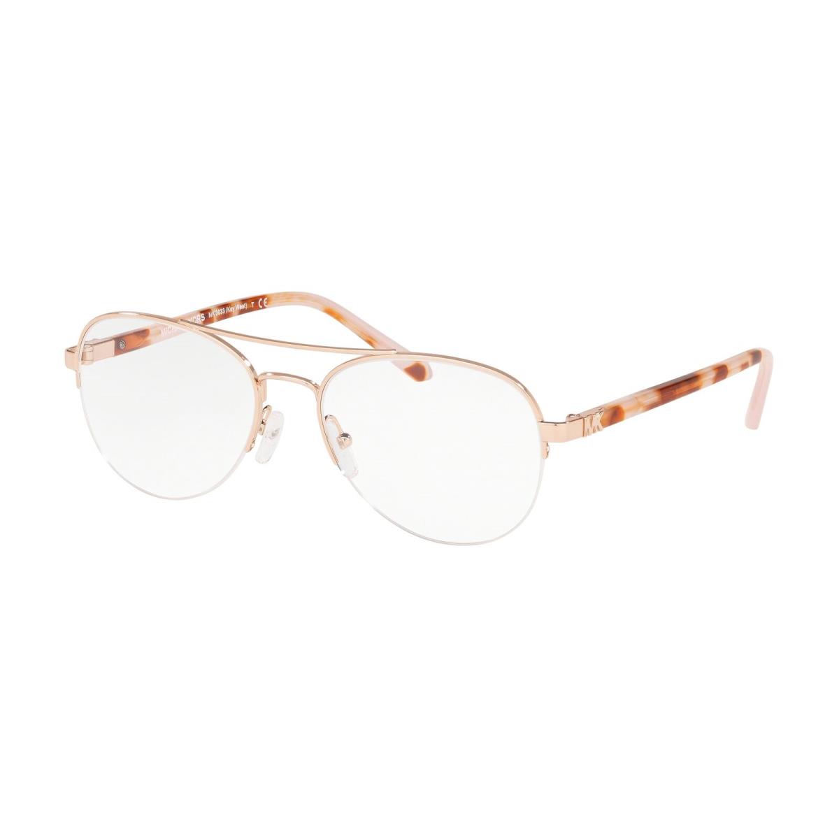 Michael Kors MK3033 1108 Rose Gold Demo Lens 54 mm Women`s Eyeglasses