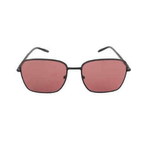 Michael Kors Burlington Merlot Solid Square Men`s Sunglasses MK1123 100569 57