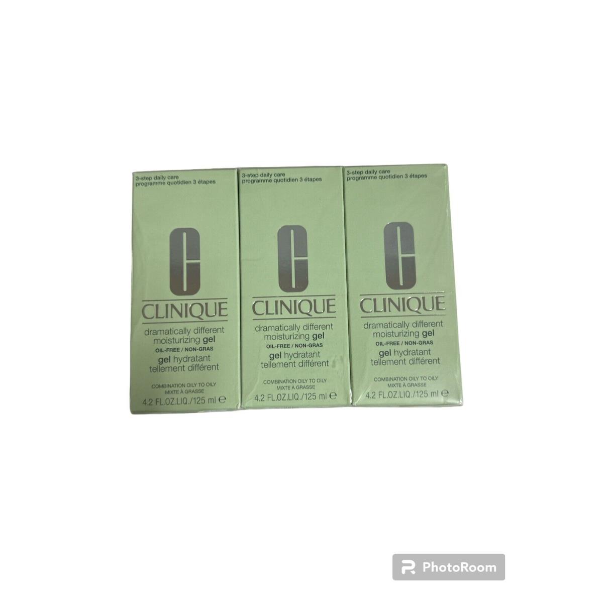 Clinique Dramatically Different Moisturizing Lotion+ 3 x 4.2 Oz. Bottles