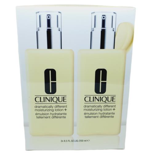 Clinique Dramatically Different Moisturizing Lotion + Jumbo Duo 8.5 OZ Each