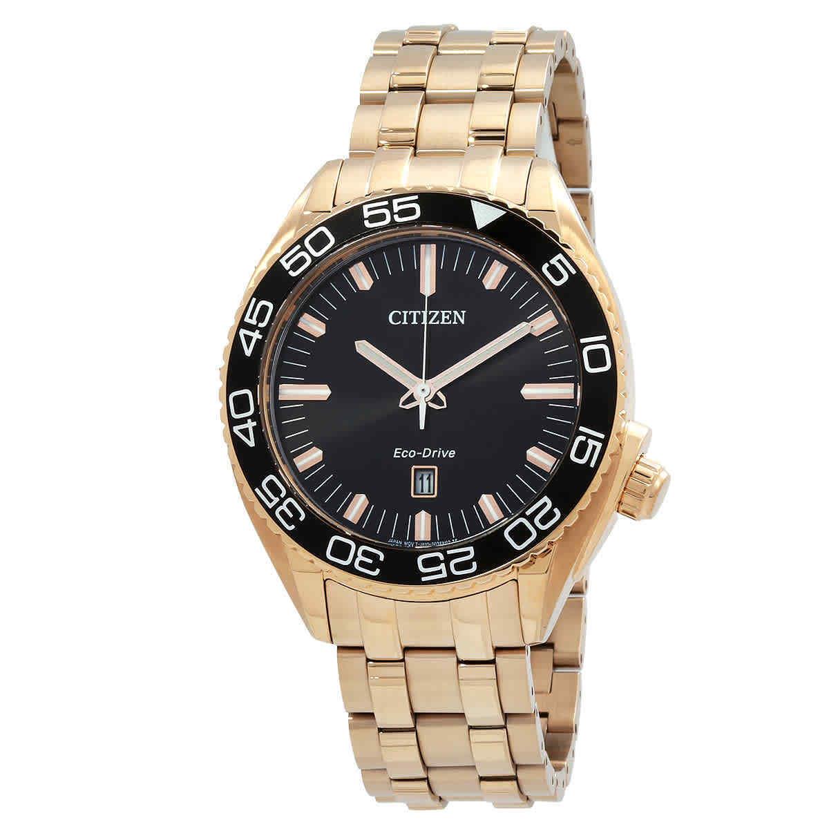 Citizen Carson Eco-drive Black Dial Men`s Watch AW1773-55E