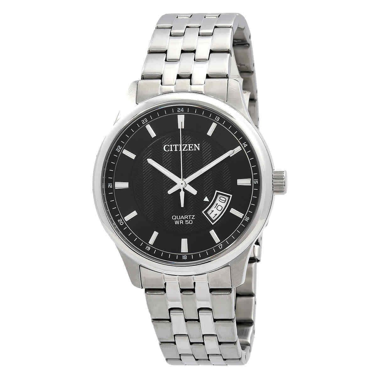 Citizen Quartz Black Dial Men`s Watch BI1050-81E