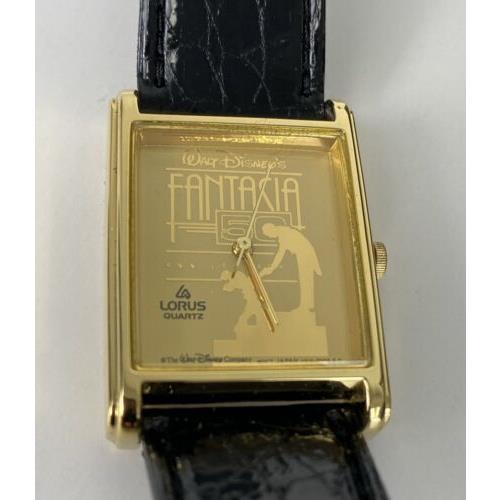 Vintage Disney Fantasia 50th Anniversary Lorus Quartz Watch Nos