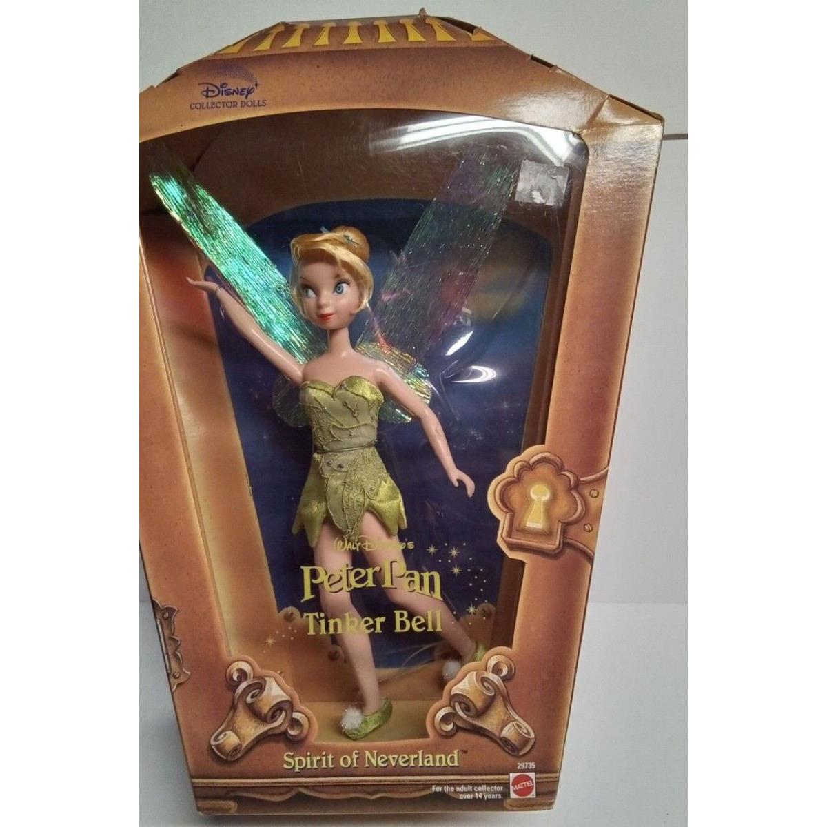 Disney Peter Pan Tinker Bell Doll. Spirit Of Never Land