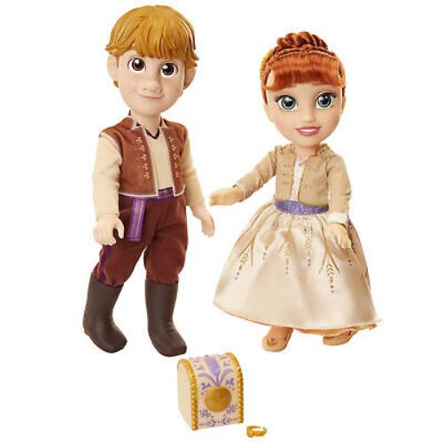 Disney Frozen 2 Anna Kristoff Proposal Toddler Doll Deluxe Pack 2 Dolls