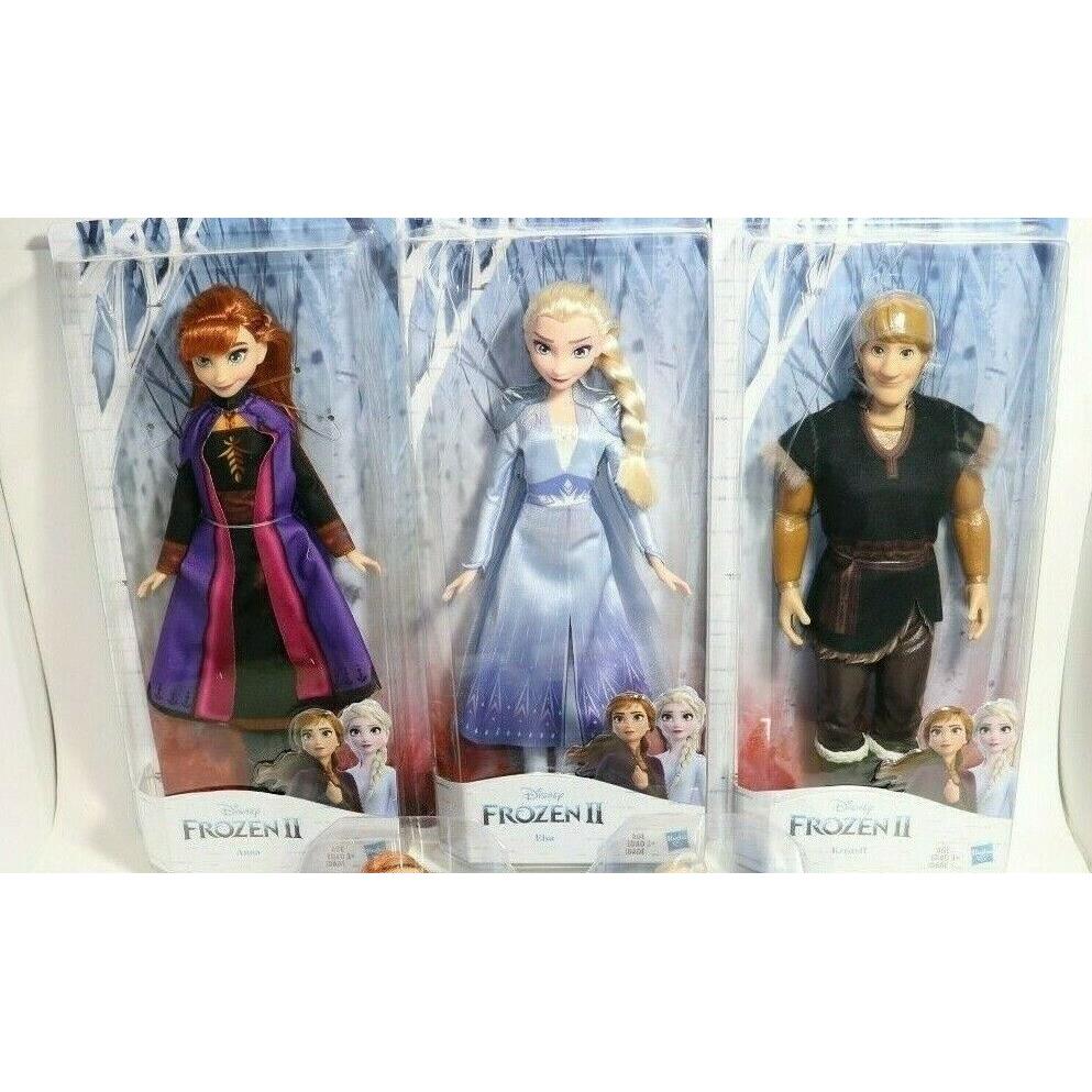 Disney Frozen 2 Fashion Doll Set Anna Elsa Kristoff 10-11 Inch