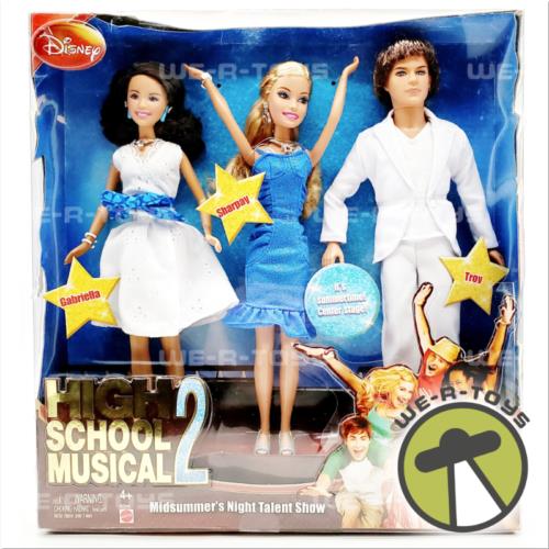 Disney High School Musical 2 Midsummer`s Night Talent Show 3 Doll Gift Set