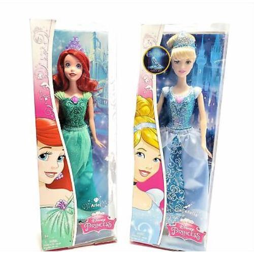 Disney`s Princess Figurines Ariel Little Mermaid CFB74 Cinderella CFB7