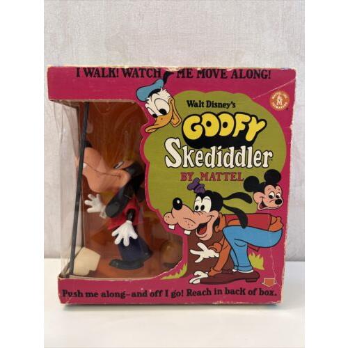 Vintage 1968 Mattel Walt Disney Goofy Skediddler Never Opened