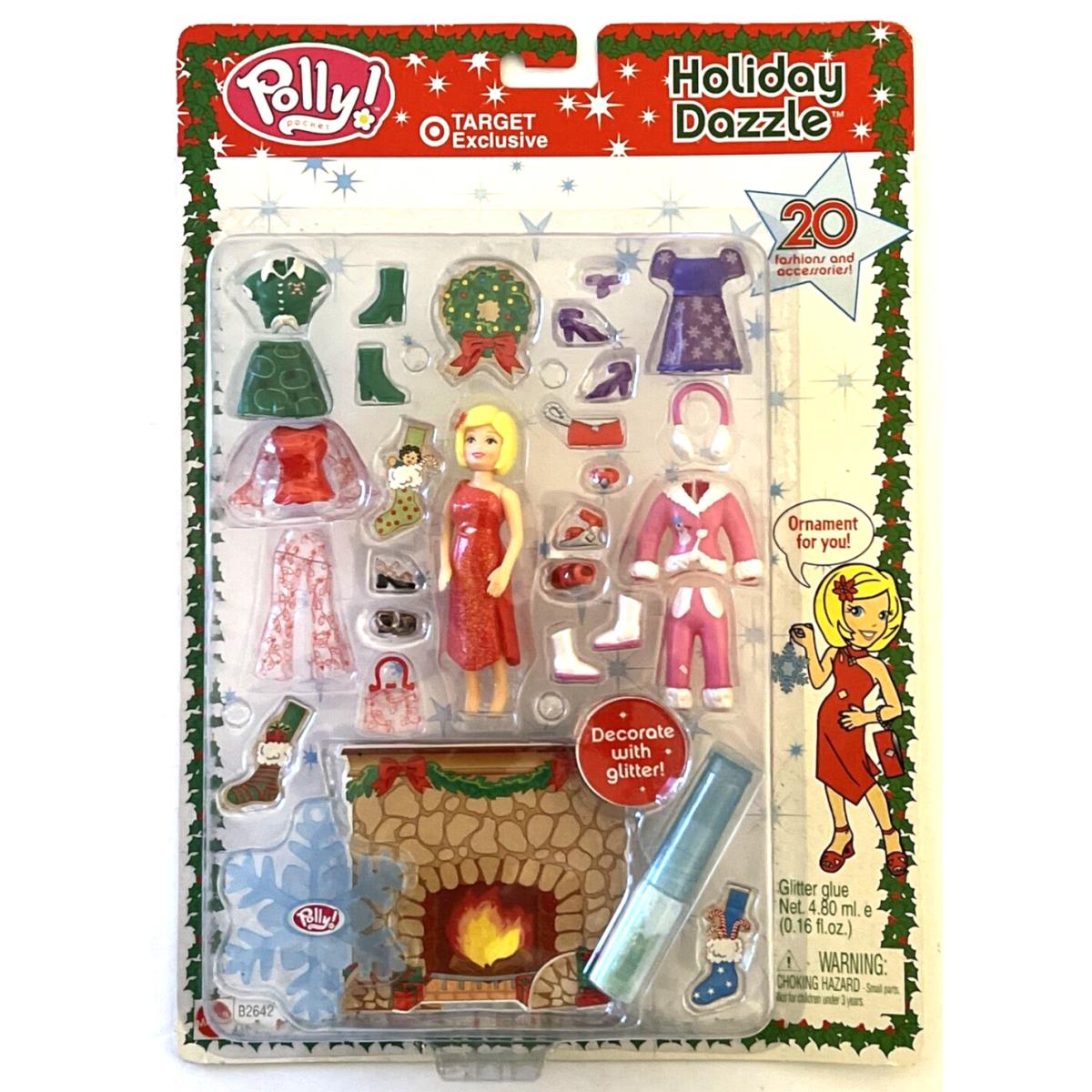 Toy - Polly Pocket Holiday Dazzle Set 2003 Target Exclusive