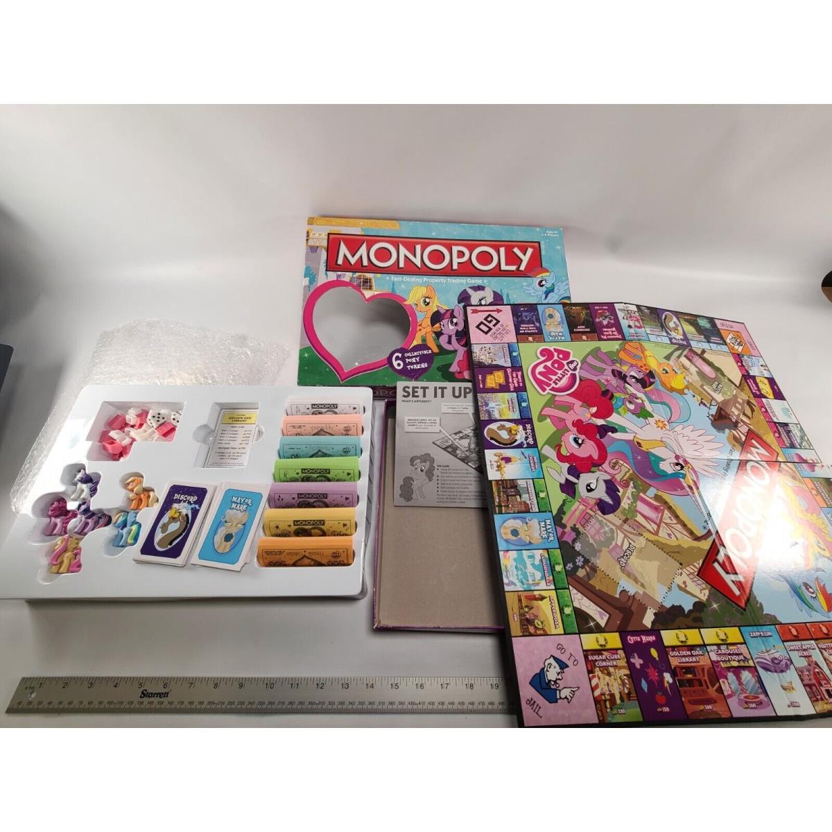 Monopoly My Little Pony Board Game Complete 2013