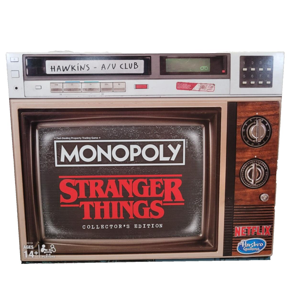 Monopoly Game Stranger Things Collector`s Edition Netflix TV Series Board Game