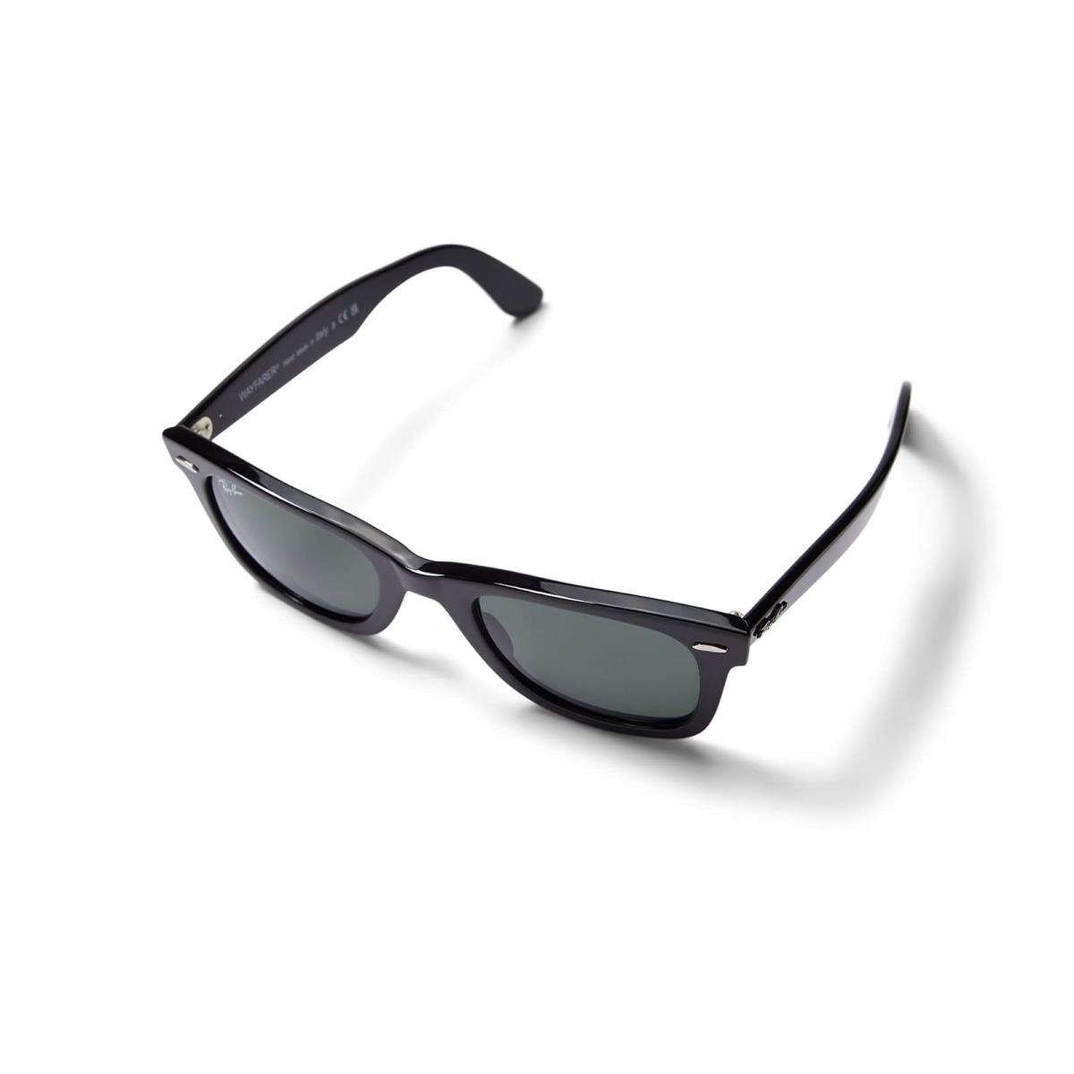 Unisex Sunglasses Ray-ban RB2140 Wayfarer Sunglasses Black/Green