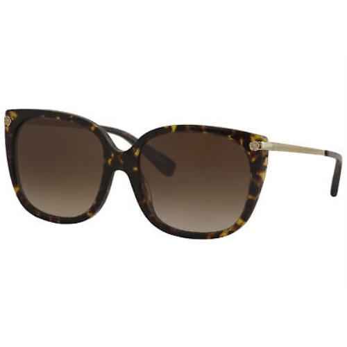 Coach HC8272 HC/8272 512013 Dark Tortoise/gold Fashion Square Sunglasses 56mm