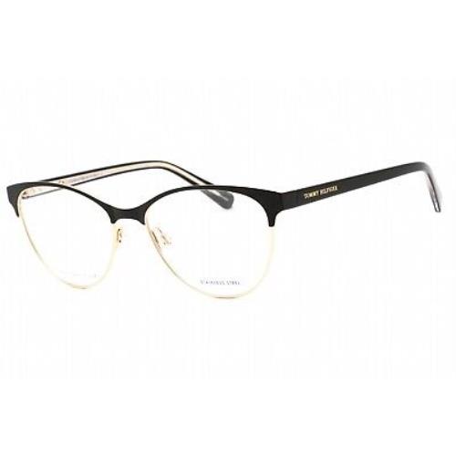 Tommy Hilfiger TH 1886 0I46 00 Eyeglasses Matte Black Gold Frame 54mm