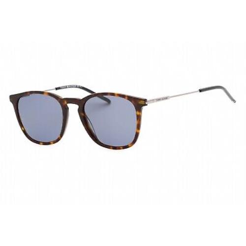 Tommy Hilfiger TH 1764/S 0086 KU Sunglasses Dark Havana Frame Blue Lenses 51mm