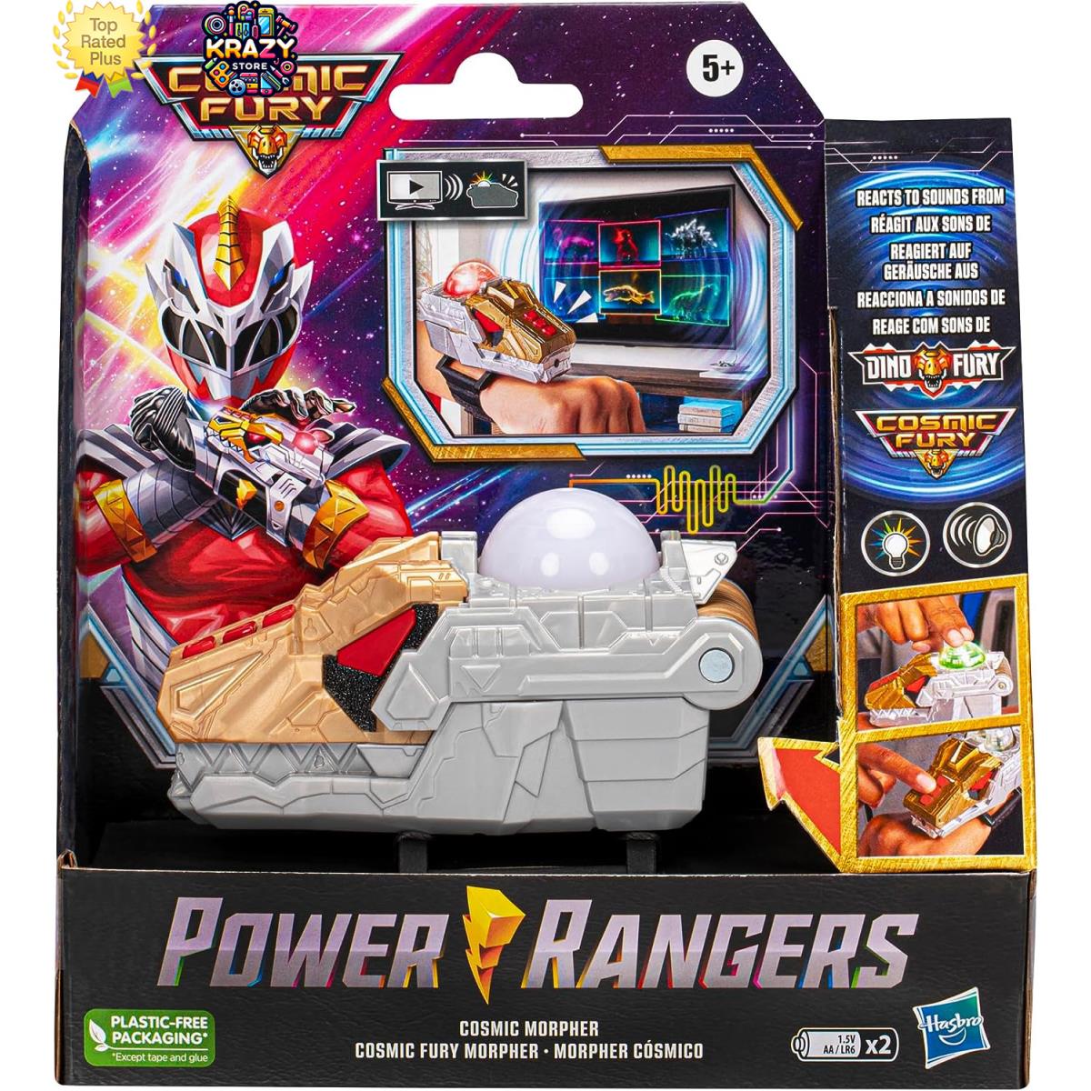 Transform Into a Cosmic Warrior with Power Rangers Cosmic Fury Morpher - Lights