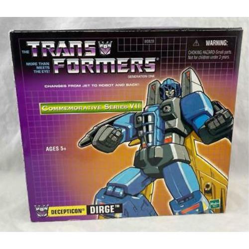 Transformers 2003 Tru Reissue Dirge Misb