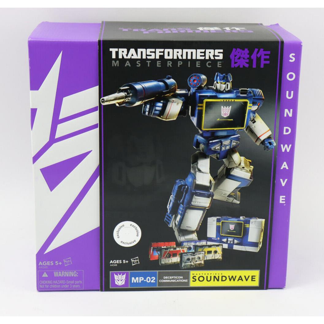 Takara Tomy Transformers Masterpiece MP-02 Soundwave Figure Tru Exclusive