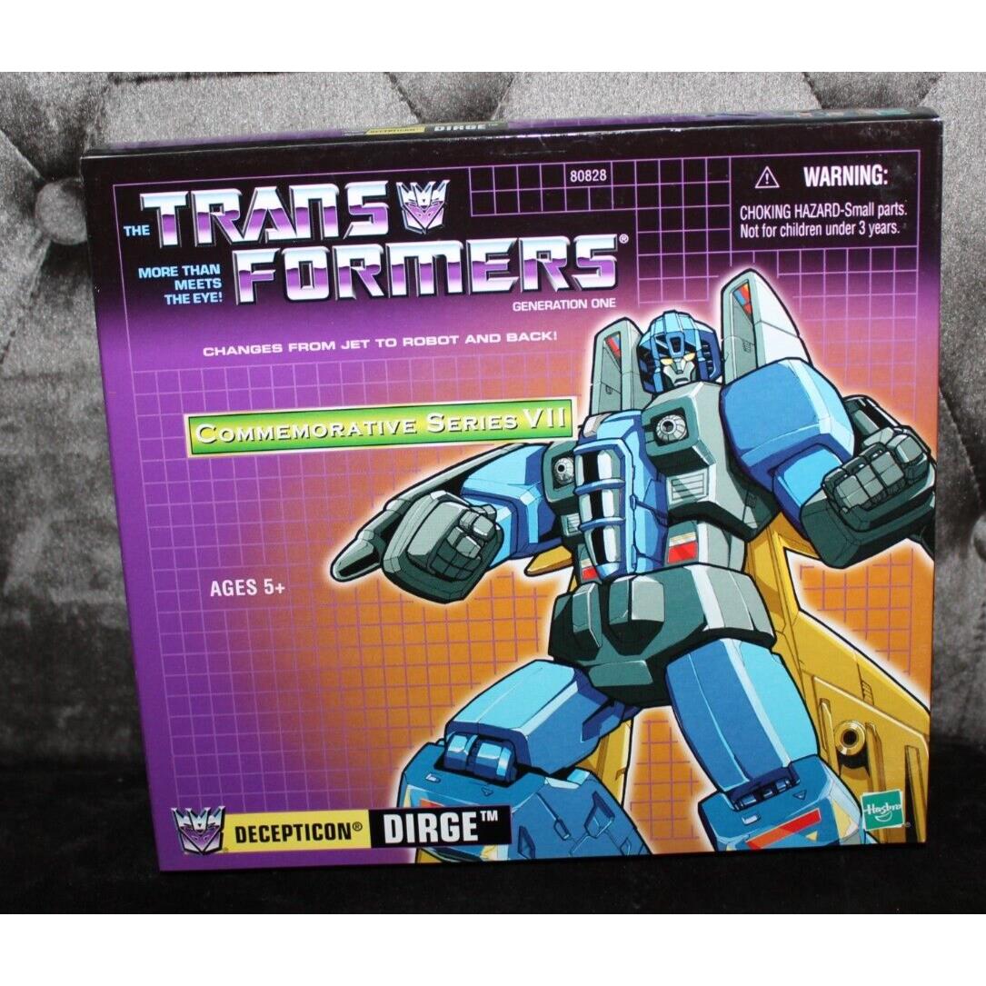 Transformers Commemorative Series Vii Classic G1 Reissue Tru Dirge