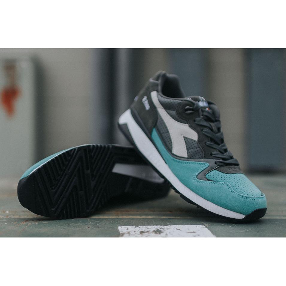 Diadora V7000 Premium 161998-75069 `storm Grey` Teal Beige Lifestyle Men`s 8-12