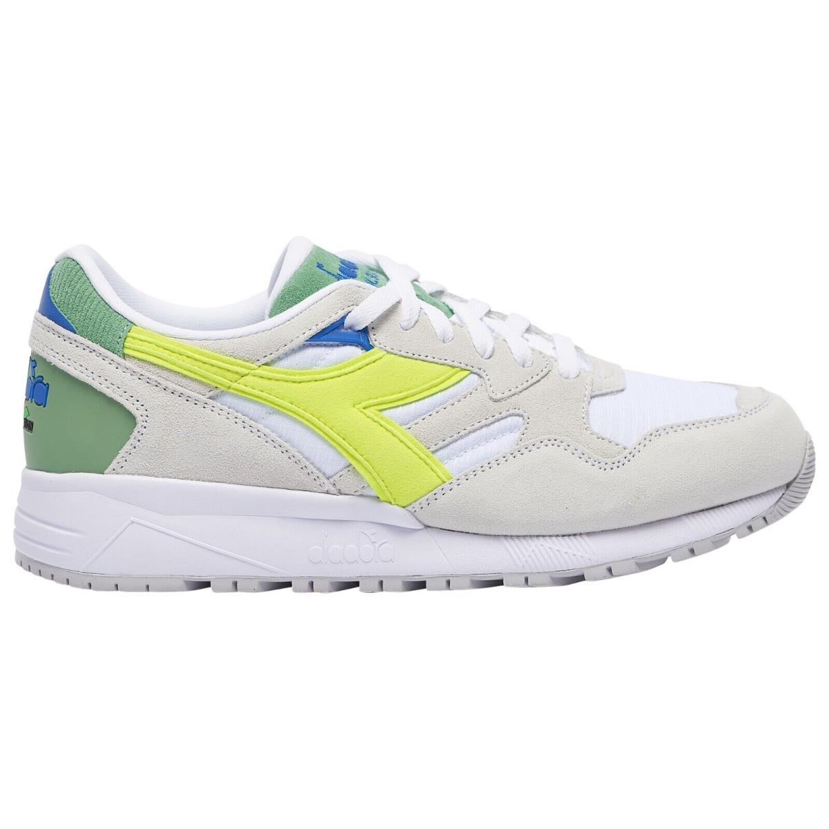 Diadora Men`s N9002 Ball `white Acid Green` 501-178368-C2416