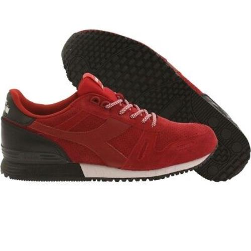 Diadora Men Titan Suede Red Chili Pepper Black 17012345043