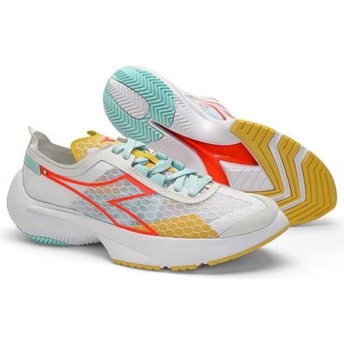 Diadora Equipe Corsa Women`s Lily White/blue Tint/goldfinch 101.177628 01