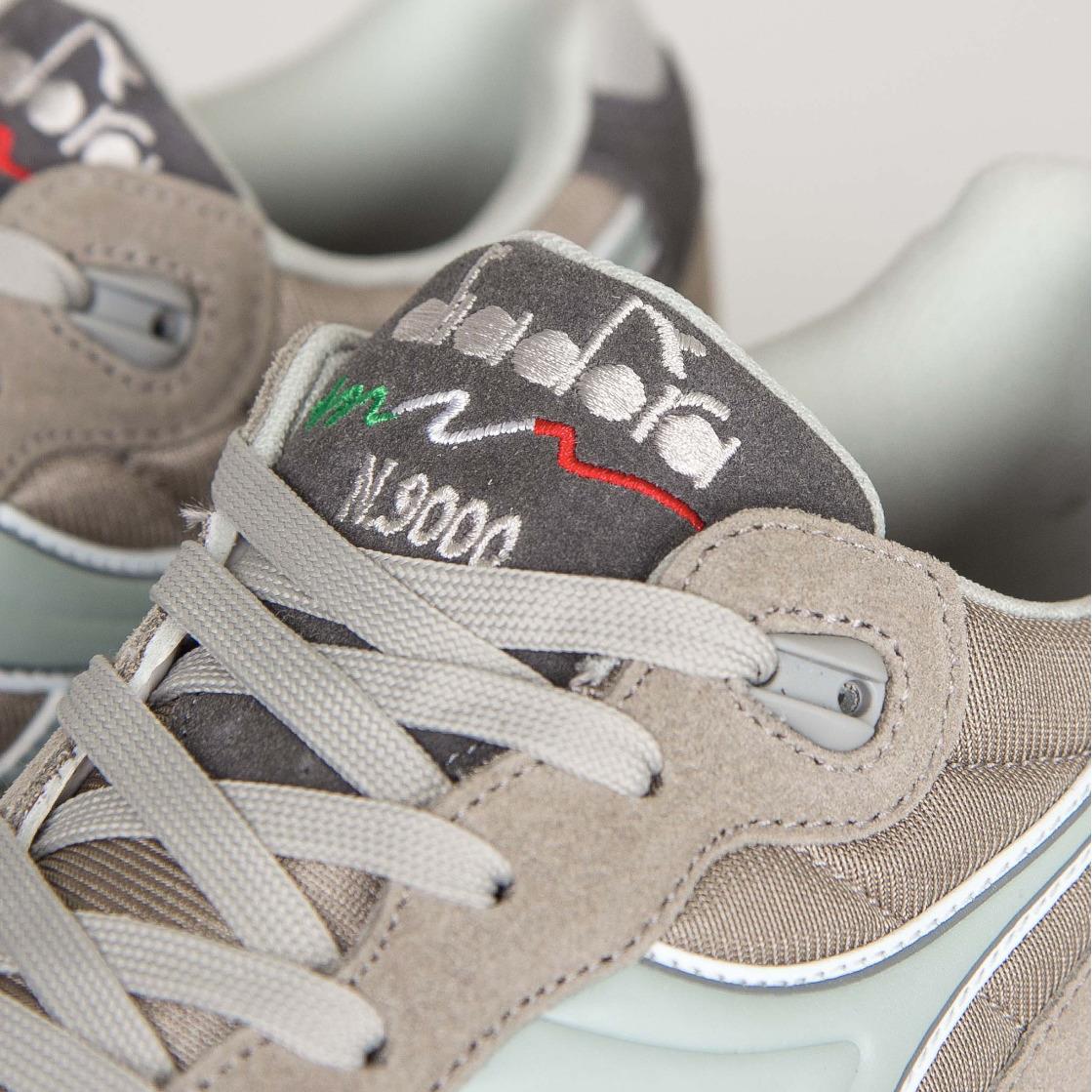 Diadora N9000 Nylon 170941-C5746 Paloma Grey Grey Alaska Lifestyle Men`s 7.5-13