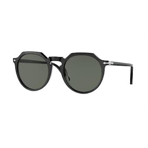 Persol PO3281S 95_58 Phantos Black Polarized Green 50 mm Unisex Sunglasses