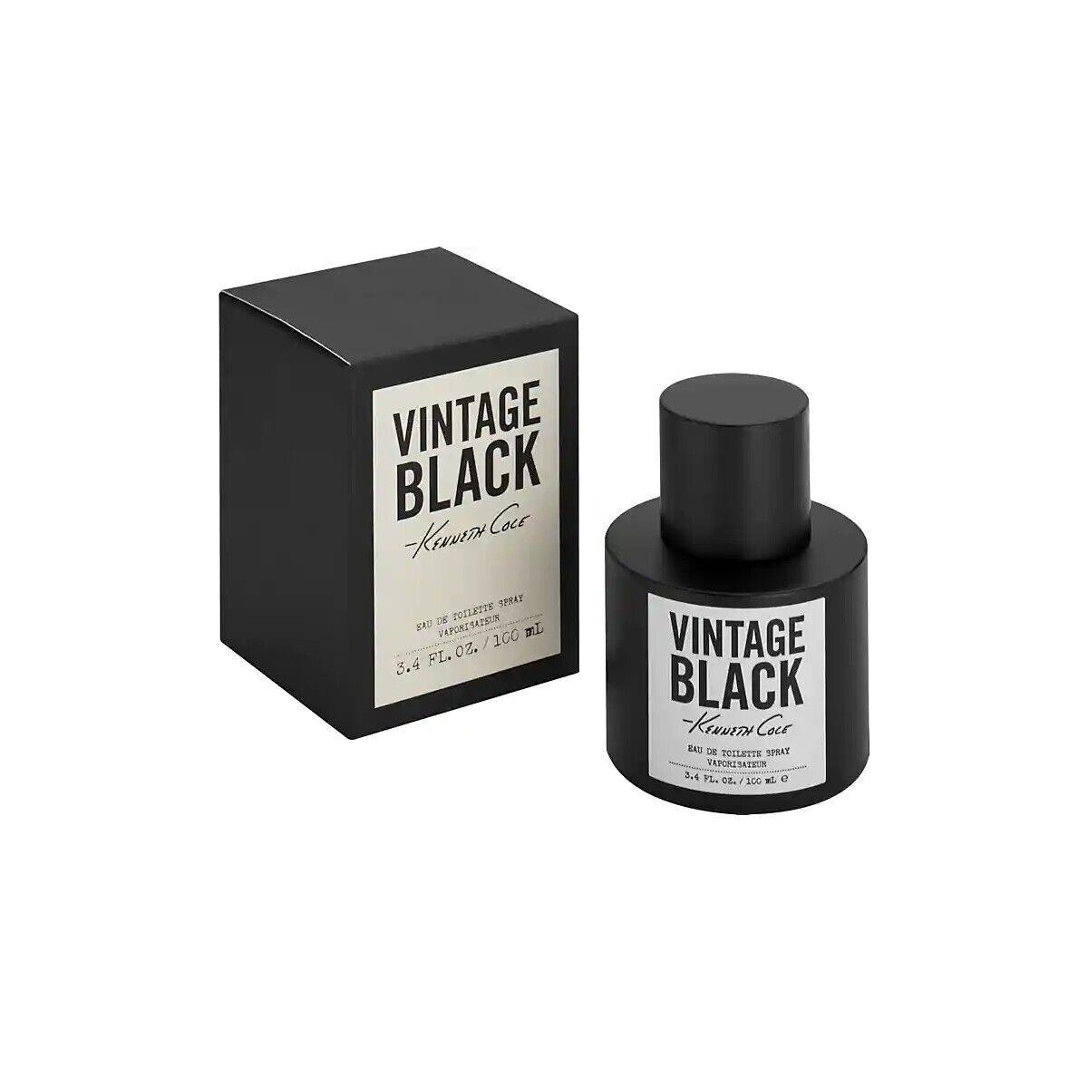 Vintage Black by Kenneth Cole 3.4 Fl oz Edt Spray For Men