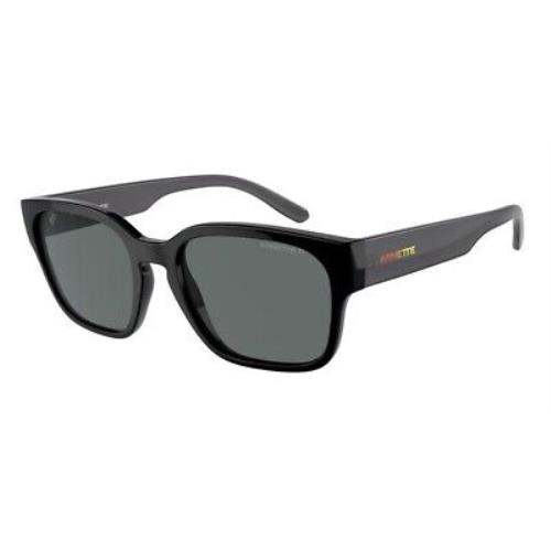 Arnette AN4325 291081 Hamie Black Dark Grey Polarized 54 mm Men`s Sunglasses
