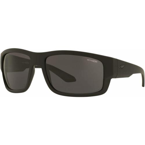 Arnette An4221 Grifter Rectangular Sunglasses Black/dark Grey Polarized