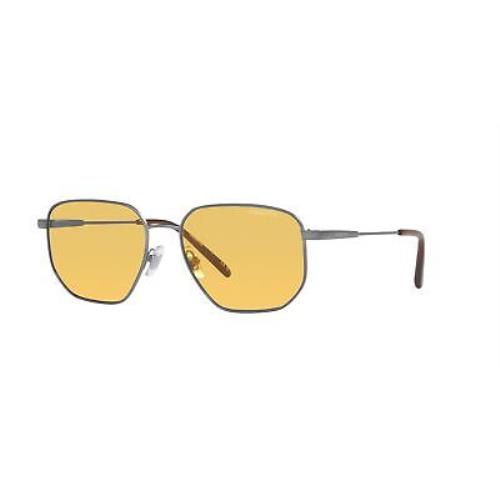 Arnette AN3086 74585 Sling Matte Gunmetal Yellow 56 mm Unisex Sunglasses