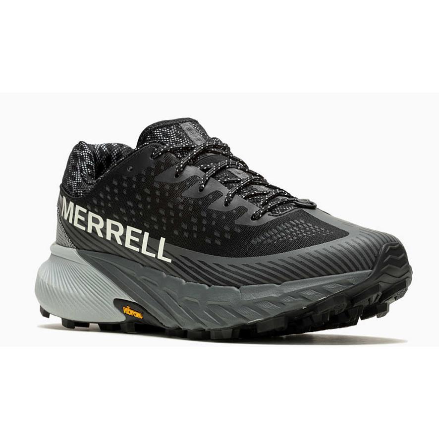 Merrell Agility Peak 5 Black Granite Trail Sneaker Shoe Men`s US Sizes 7-15/NEW