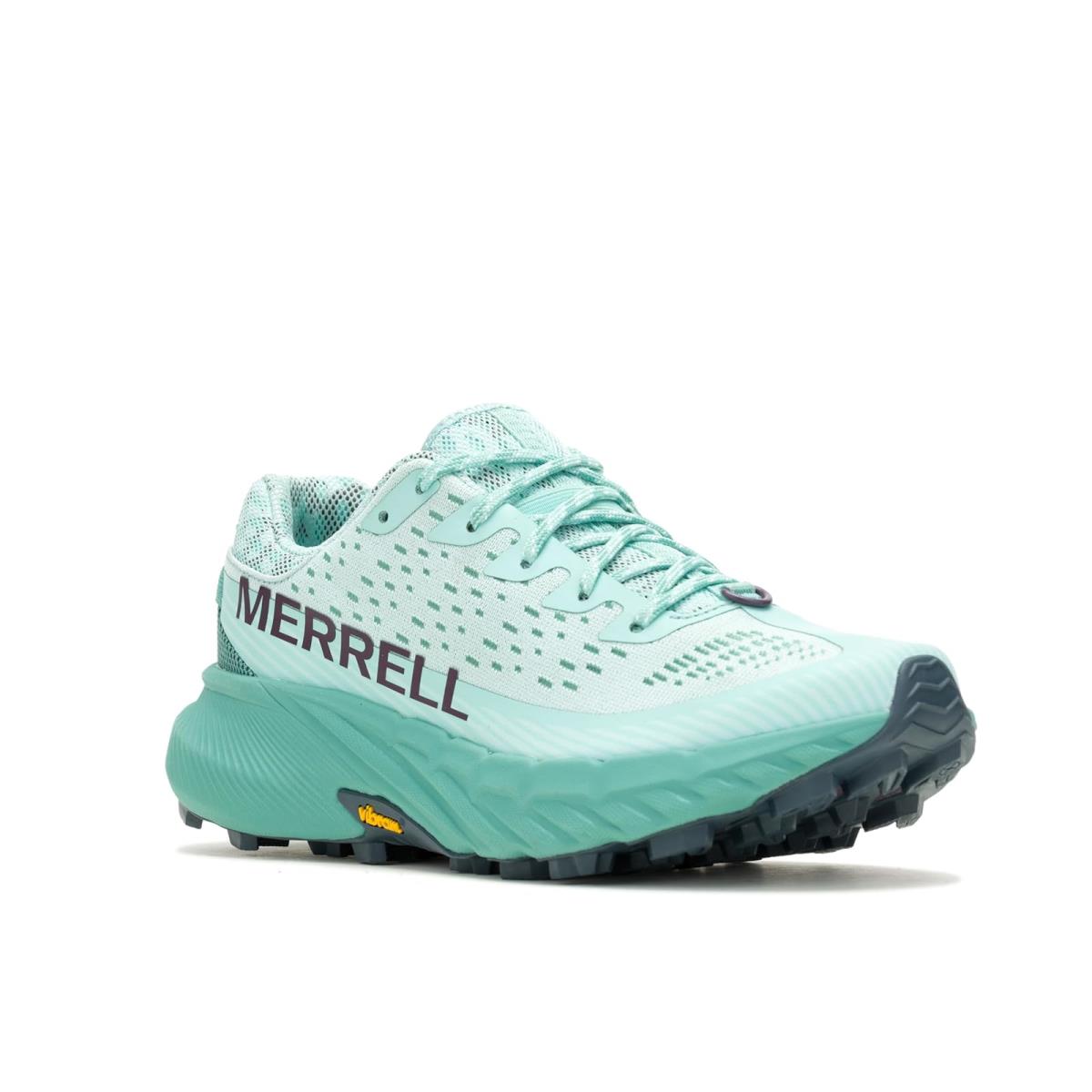 Woman`s Sneakers Athletic Shoes Merrell Agility Peak 5 Frost Blue