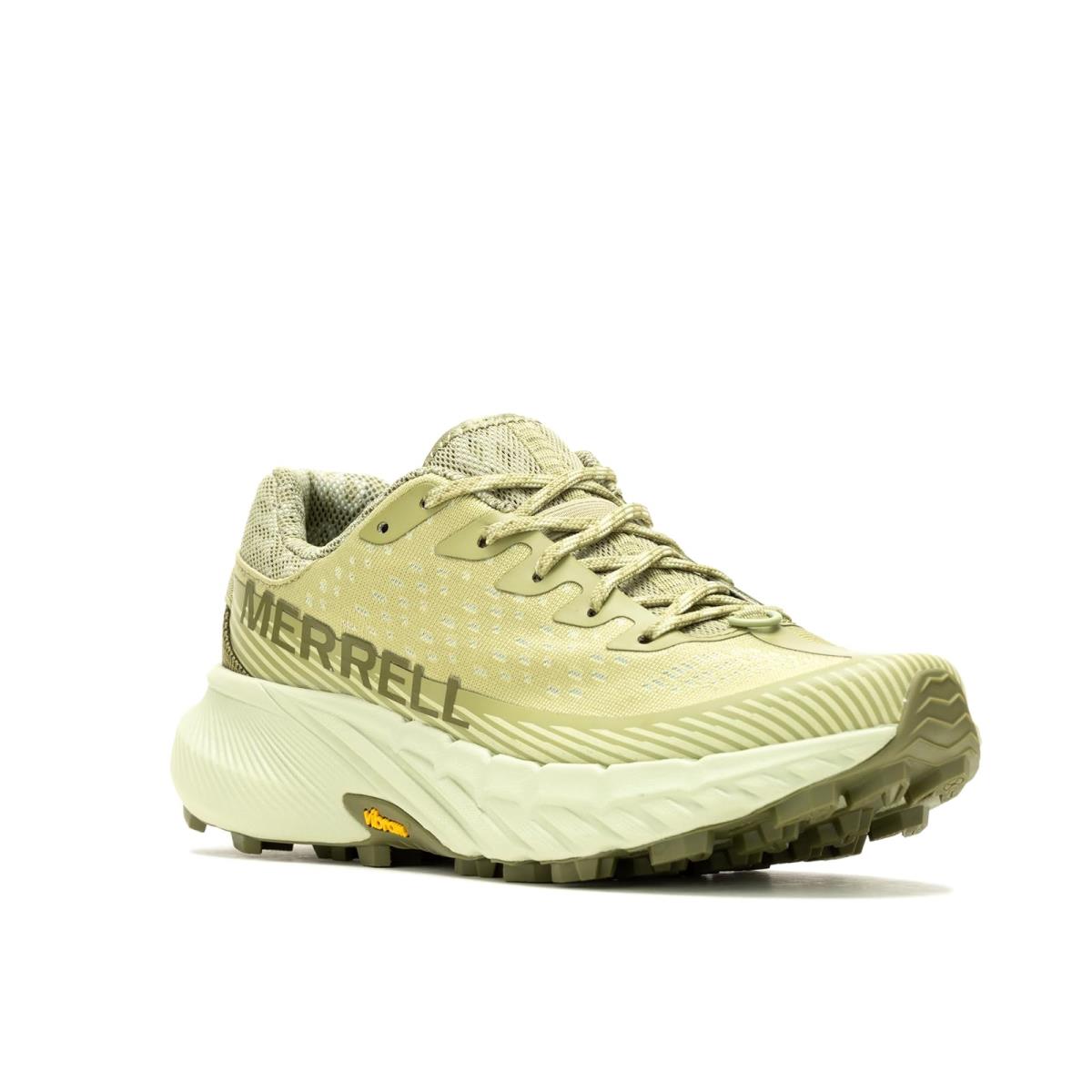 Woman`s Sneakers Athletic Shoes Merrell Agility Peak 5 Mosstone