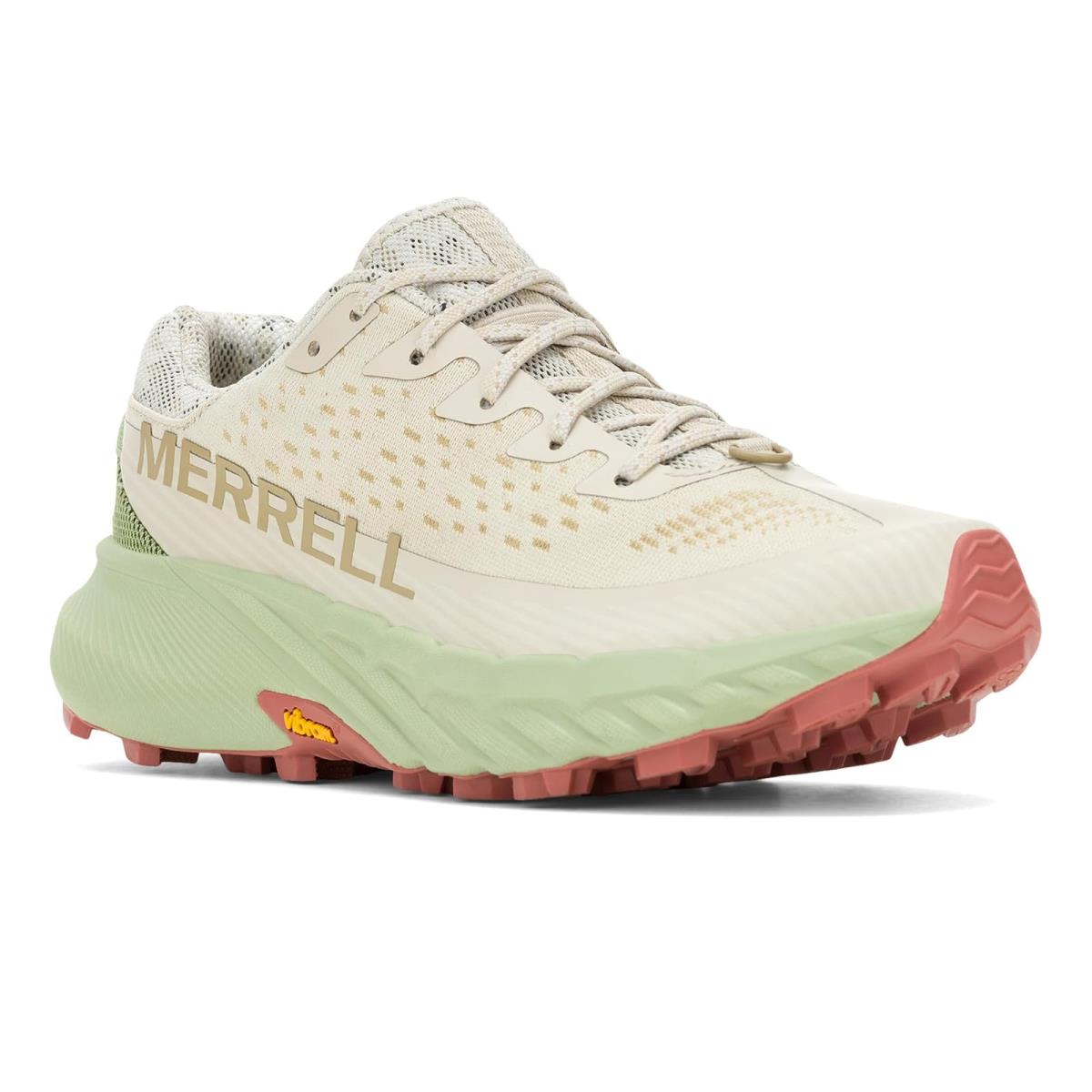 Woman`s Sneakers Athletic Shoes Merrell Agility Peak 5 Oyster