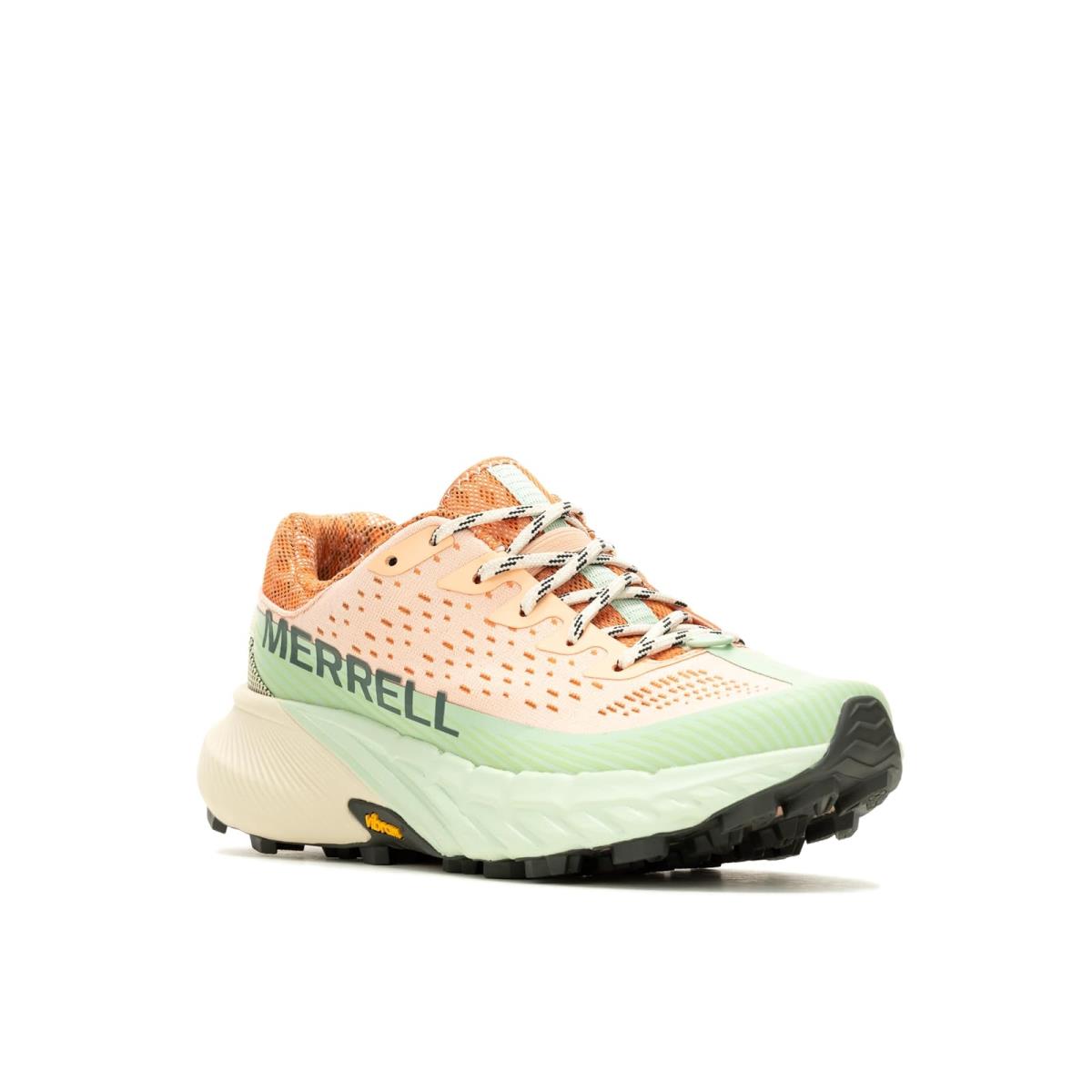 Woman`s Sneakers Athletic Shoes Merrell Agility Peak 5 Peach