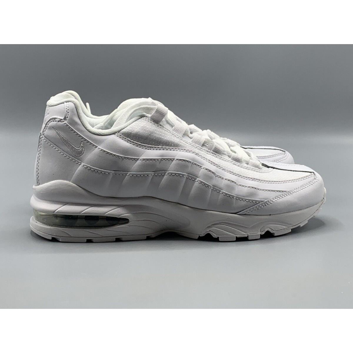 Nike Air Max 95 GS `white Metallic Silver` Sz 7Y = Size 8.5 Women 905348 104 - White