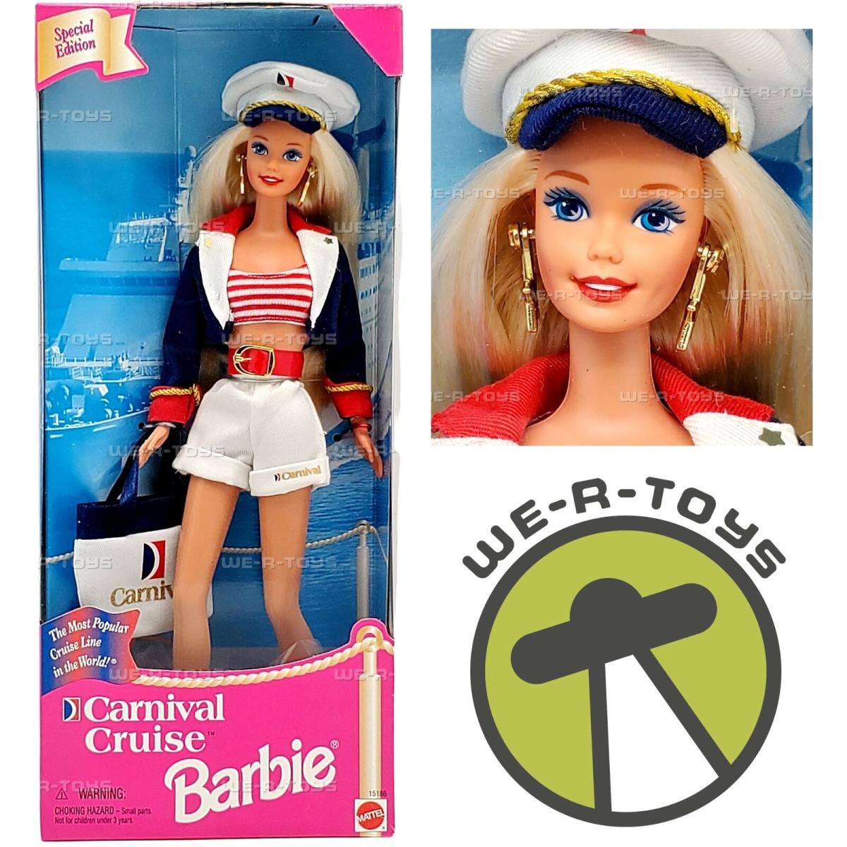 Carnival Cruise Barbie Doll Special Edition 1997 Mattel 15186