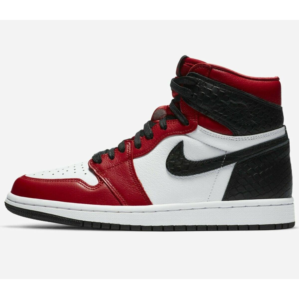 Women`s Air Jordan 1 High OG - Size 8 - CD0461-601 Satin Snake Chicago Bred One