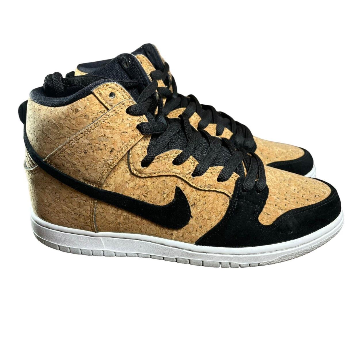 Nike Dunk High Premium Sb Cork 313171-026 Men`s Size 8.5 Deadstock - Brown