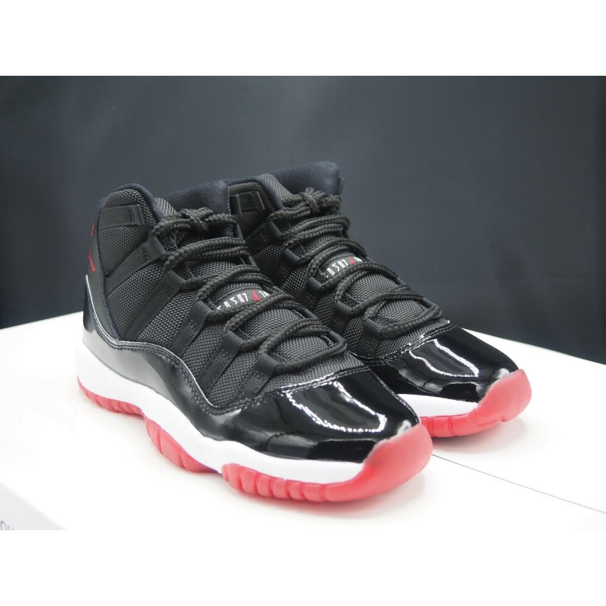 Nike Air Jordan XI 11 Retro Bred 378038-061 GS 4Y / Women`s 5.5 US